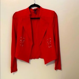 Red blazer